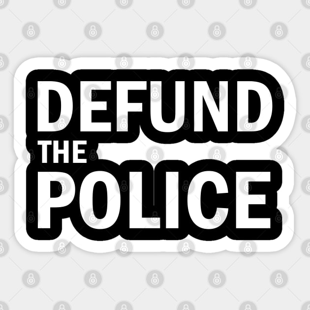 Defund The Police Sticker by valentinahramov